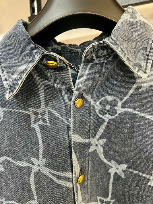 CAMISA LV MONOGRAMA DENIM