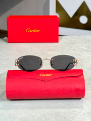 Gafas Cartier Ovalada Negra
