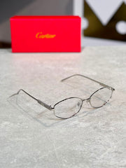 Gafas Cartier Optica Plateada