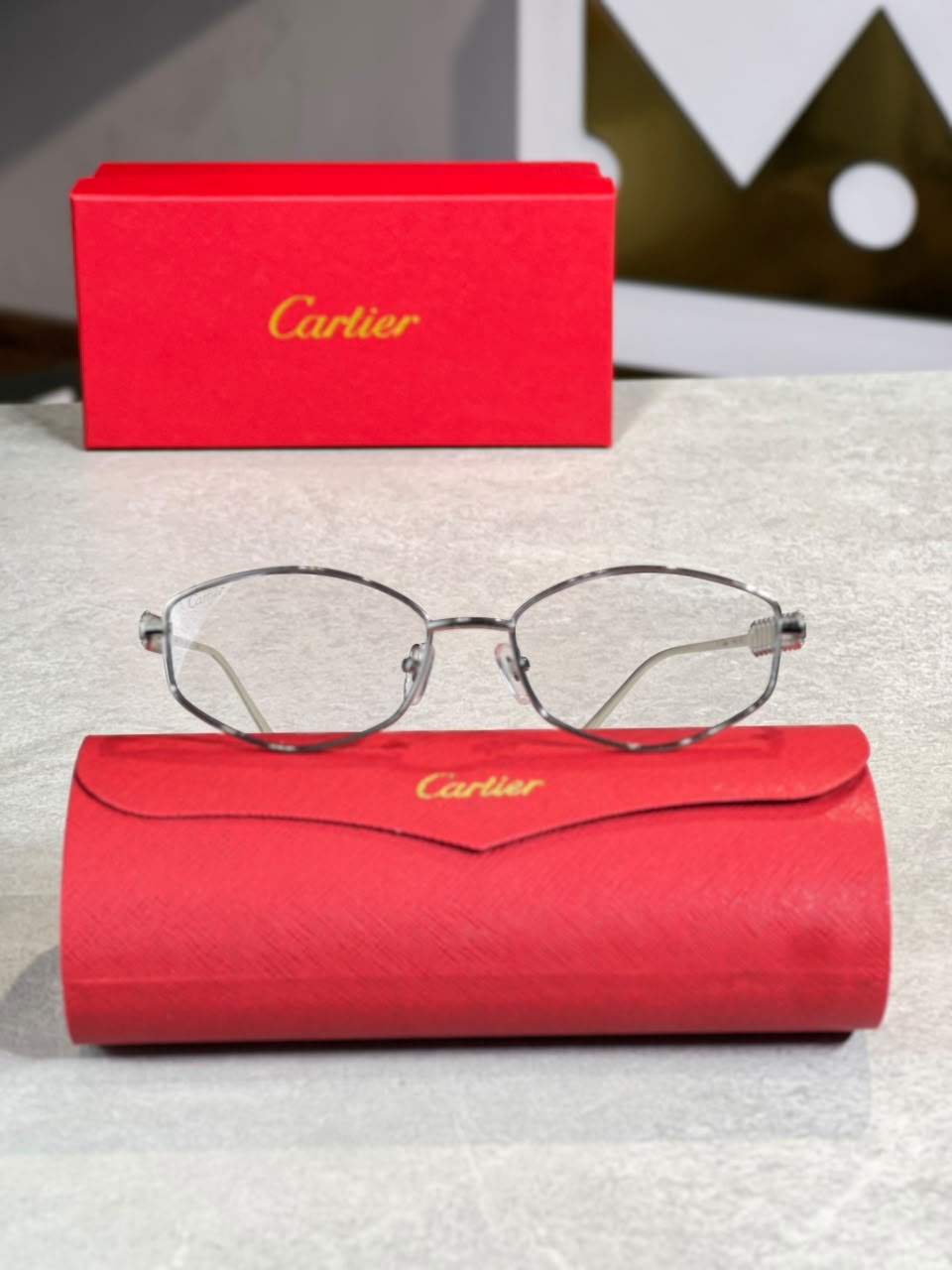 Gafas Cartier Optica Dorada