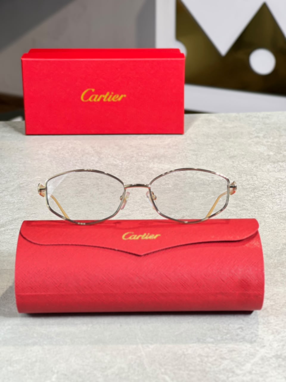Gafas Cartier Optica Dorada