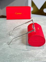 Gafas Cartier Alambre Dorado