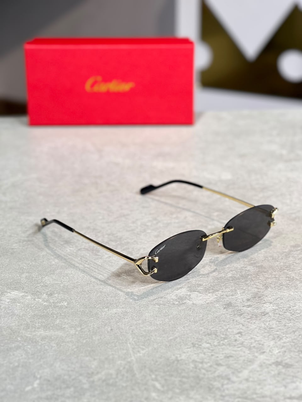 Gafas Cartier Alambre Plateado