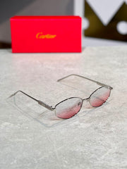 Gafas Cartier Ovalada Gris