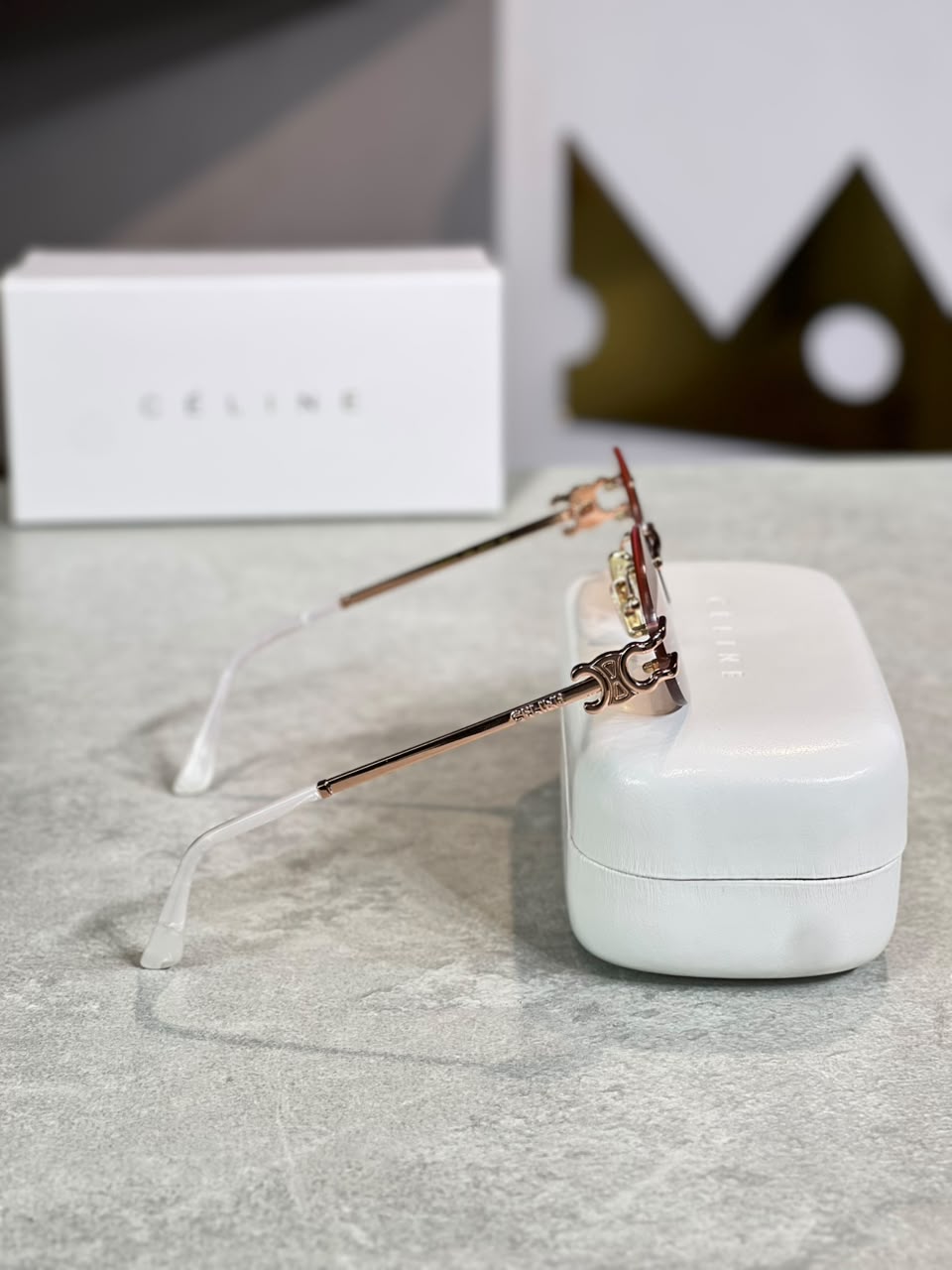 Gafas Celine Optica Dorada