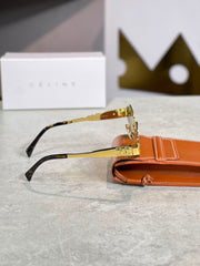 Gafas Celine Cateye Dorado Carey