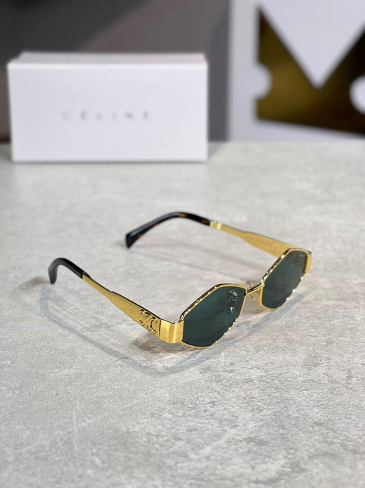 Gafas Celine Hexagonal Verde