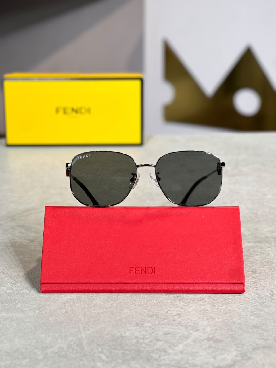 Gafas Fendi Aviador Negra