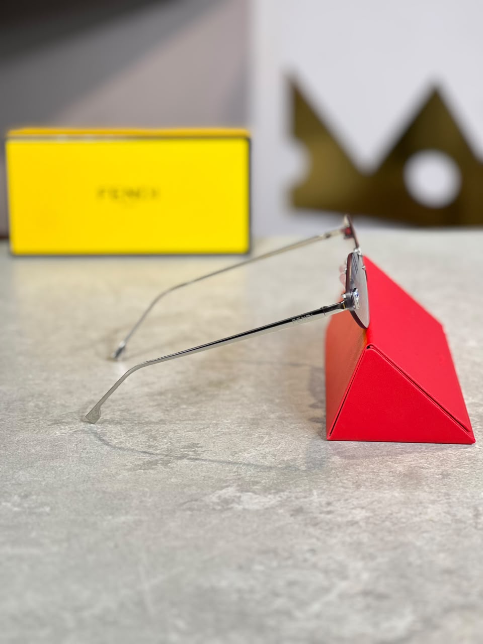 Gafas Fendi Optica Plateada