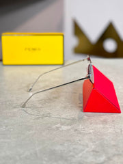 Gafas Fendi Optica Plateada