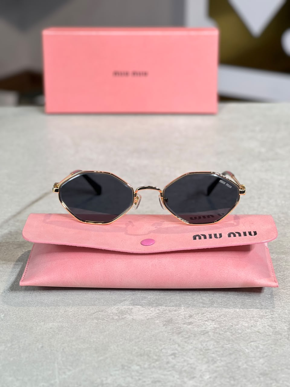 Gafas Miu Miu Ovalada Vino