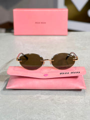 Gafas Miu Miu Ovalada Oliva